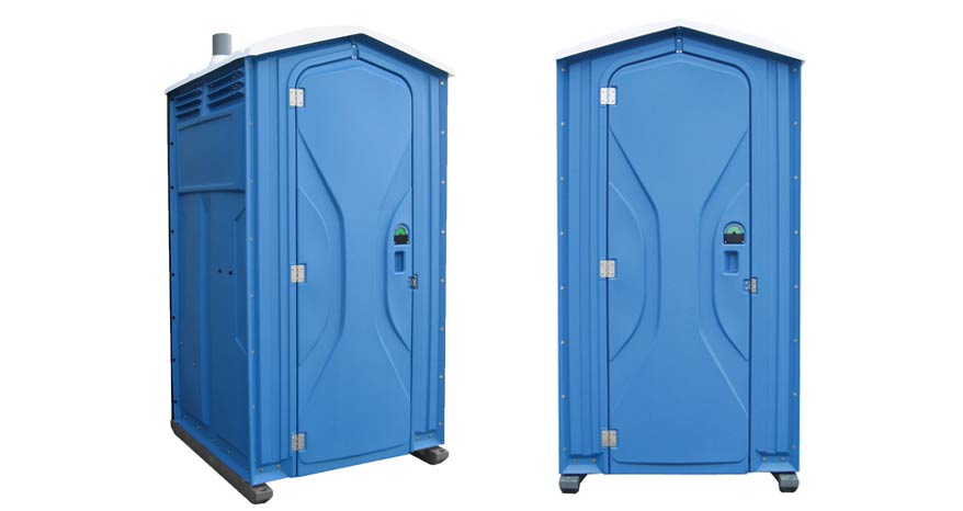 Long-term porta potty units on site in New Orleans, Louisiana